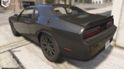 Dodge Challenger Hellcat 2016 1.1 for GTA 5 miniature 11