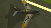 F 86 Sabre для GTA San Andreas миниатюра 5