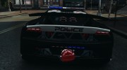 Lamborghini Sesto Elemento 2011 Police v1.0 [ELS] for GTA 4 miniature 15