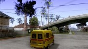 Газ скорая для GTA San Andreas миниатюра 4