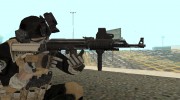 Tactical AK-47 для GTA San Andreas миниатюра 1