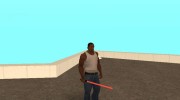 Красный световой меч for GTA San Andreas miniature 1