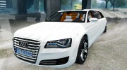 Audi A8 лимузин для GTA 4 миниатюра 1