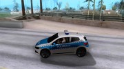 Volkswagen Scirocco German Police для GTA San Andreas миниатюра 2