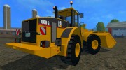 CAT 966G WHEEL LOADER for Farming Simulator 2015 miniature 5