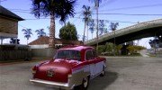 ГАЗ М21Т Такси для GTA San Andreas миниатюра 4