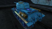 Шкурка для Т-34-85 Ultramarines (по Вархаммеру) для World Of Tanks миниатюра 3