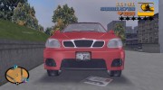 Daewoo Lanos Sport US 2001 для GTA 3 миниатюра 5