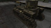 Простой скин T1 Cunningham для World Of Tanks миниатюра 3