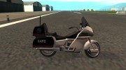 New Police Bike в стиле SA para GTA San Andreas miniatura 3