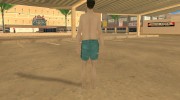 Пляжный персонаж для GTA San Andreas миниатюра 3