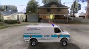Chevrolet VAN G20 NYPD SWAT для GTA San Andreas миниатюра 4
