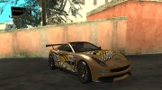 Dewbauchee Massacro Racecar GTA V для GTA San Andreas миниатюра 1
