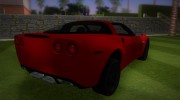 Chevrolet Corvette Grand Sport 2010 TT Black Revel для GTA Vice City миниатюра 3