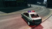 Dacia Logan Prestige Politie for GTA 4 miniature 3