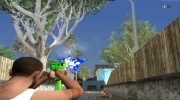 Retextured UZI GOLD para GTA San Andreas miniatura 3