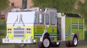 Pierce Arrow XT Miami Dade Fire Department Engine 45 для GTA San Andreas миниатюра 1