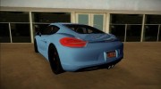 Porsche Cayman S 2014 for GTA Vice City miniature 3