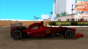 Ferrari Scuderia F2012 для GTA San Andreas миниатюра 5