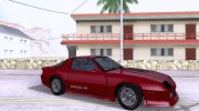 Chevrolet Camaro IROC-Z 89 для GTA San Andreas миниатюра 5