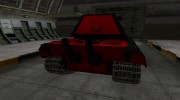 Черно-красные зоны пробития E-100 for World Of Tanks miniature 4