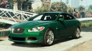 2010 Jaguar XFR v1.0 для GTA 5 миниатюра 1