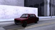 Fiat 124 для GTA San Andreas миниатюра 1