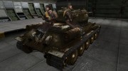 Ремоделинг для танка Т-34-85 с танкистами para World Of Tanks miniatura 4