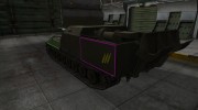 Контурные зоны пробития Объект 263 for World Of Tanks miniature 3
