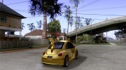 Volkswagen Beetle Pokemon для GTA San Andreas миниатюра 4