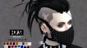 IKAS - Hair style для Sims 4 миниатюра 1