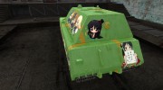 Anime шкурка для Maus para World Of Tanks miniatura 3