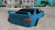 Subaru Impreza 2.0 WRX STI для GTA Vice City миниатюра 4