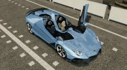 Lamborghini Aventador J 2012 для GTA 4 миниатюра 8