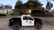 Ford Raptor Police для GTA San Andreas миниатюра 5