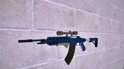 GTA Online - DLC Sniper Rifle Blue для GTA San Andreas миниатюра 3