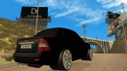 VAZ 2170 Black Style para GTA San Andreas miniatura 4