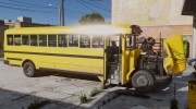Caisson Elementary C School Bus для GTA 5 миниатюра 6
