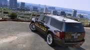 2012 Cadillac Escalade ESV Police Version for GTA 5 miniature 2