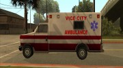 Ambulance from Vice City для GTA San Andreas миниатюра 3