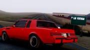1987 Buick GNX para GTA San Andreas miniatura 2