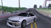 1994 Nissan Silvia S14 Ks Sporty V2 Yatogami Tohka Itasha для GTA San Andreas миниатюра 7