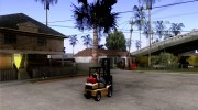 Forklift GTAIV для GTA San Andreas миниатюра 4