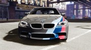 BMW M5 F10 2012 M Stripes para GTA 4 miniatura 6