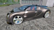 Bugatti Veyron v2.0 para Farming Simulator 2015 miniatura 2