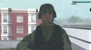 Боец из батальона Восток para GTA San Andreas miniatura 6