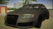 Audi RS6 W12 TT Black Revel для GTA Vice City миниатюра 1