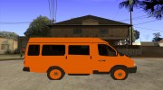 ГАЗель такси для GTA San Andreas миниатюра 5