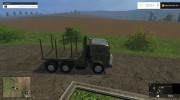 Kamaz 54115 Forest v1.3 for Farming Simulator 2015 miniature 3