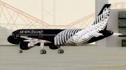 Airbus A320-200 Air New Zealand Crazy About Rugby Livery para GTA San Andreas miniatura 7